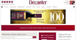 Desktop Screenshot of decanter.com